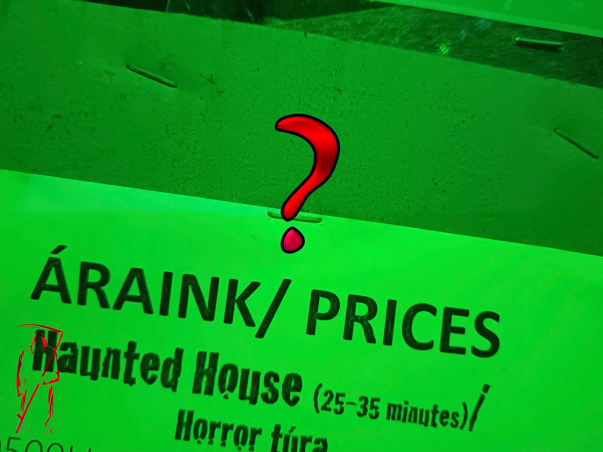 Why does the haunted house cost this much?